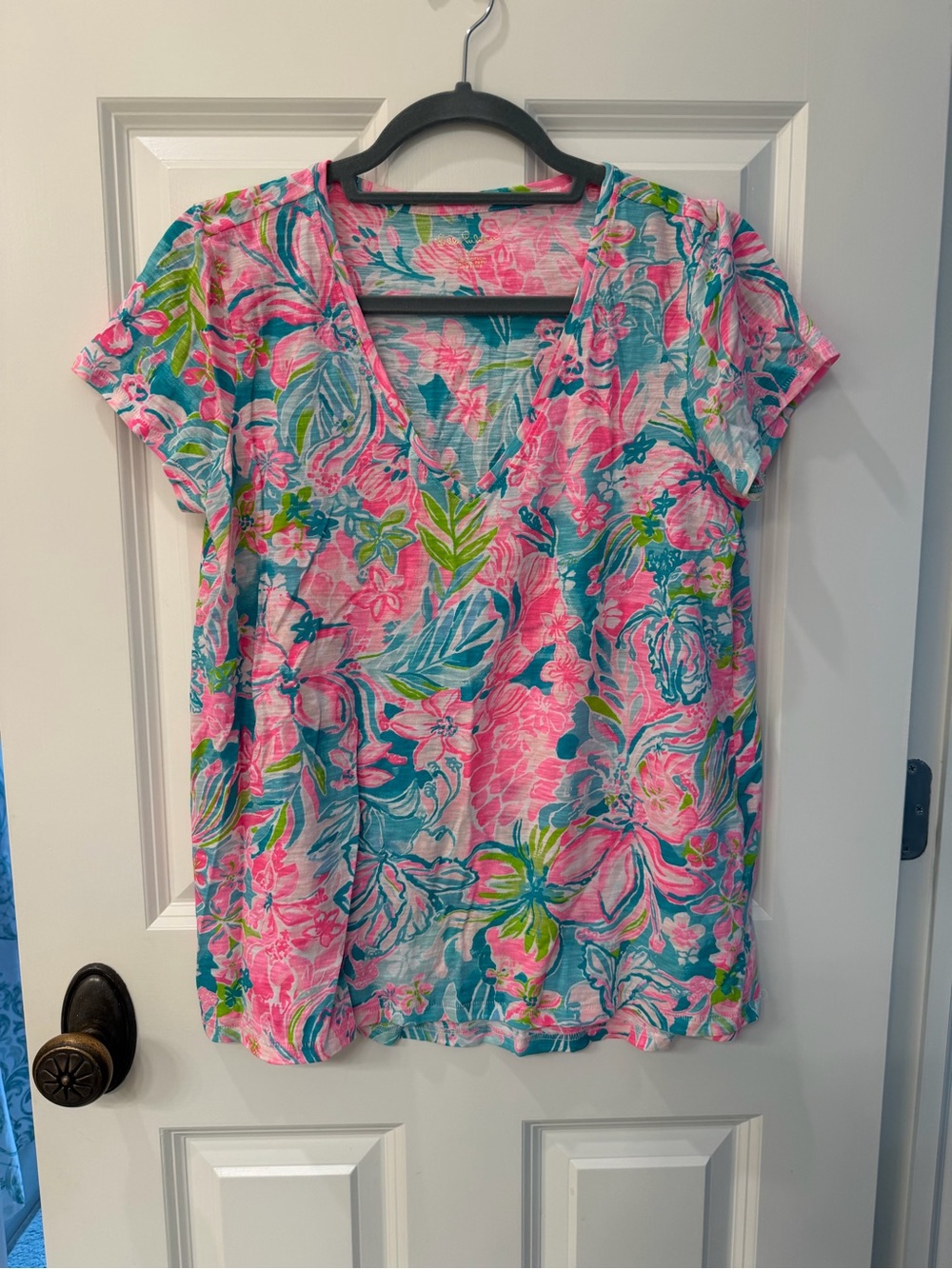 Lilly Pulitzer Etta V-Neck Top